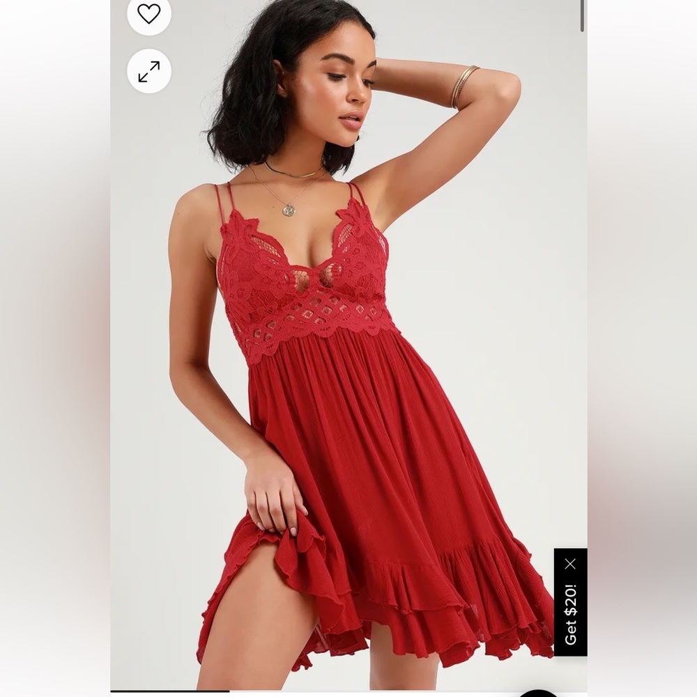 Free People Red Summer Dress